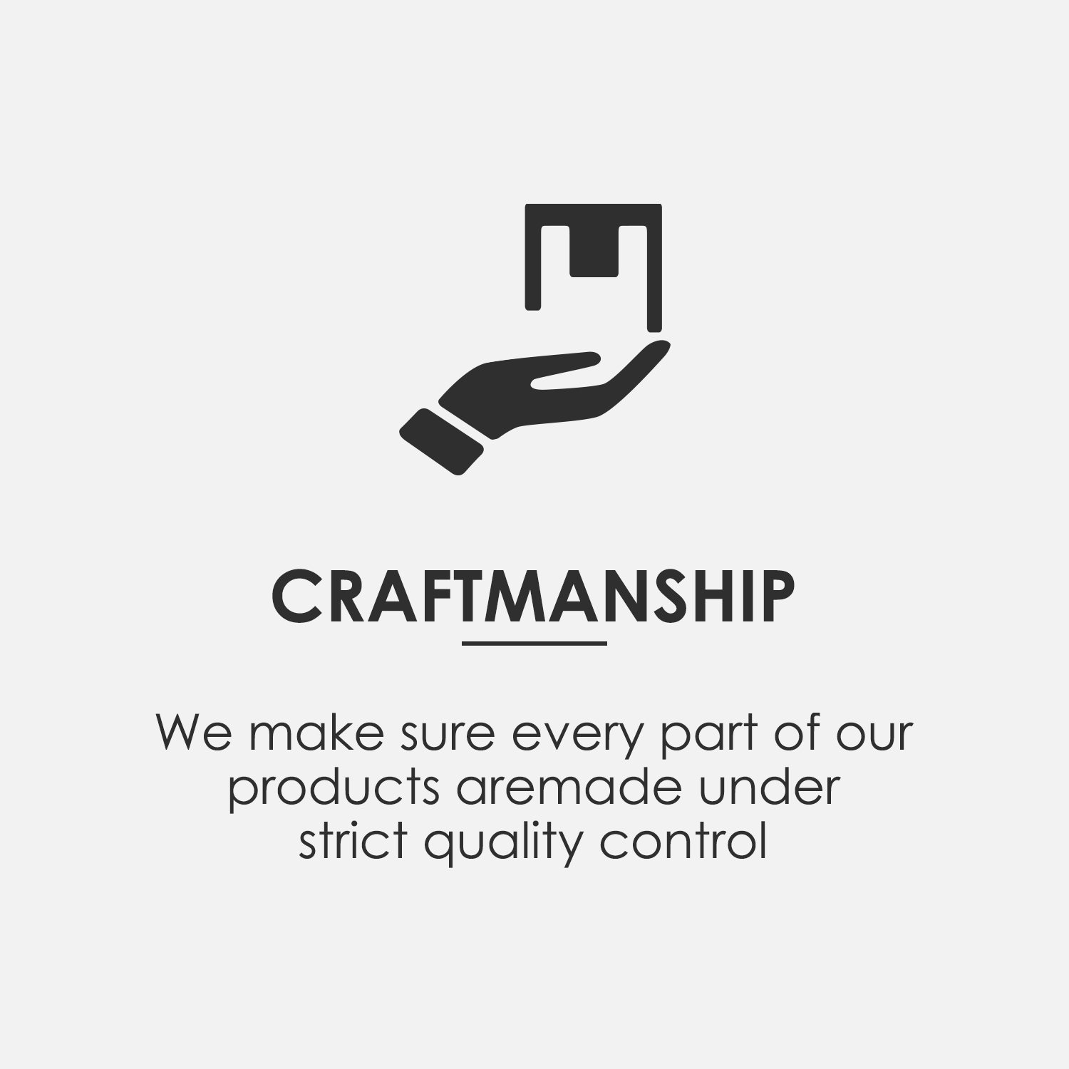 Asinking craftsmanship