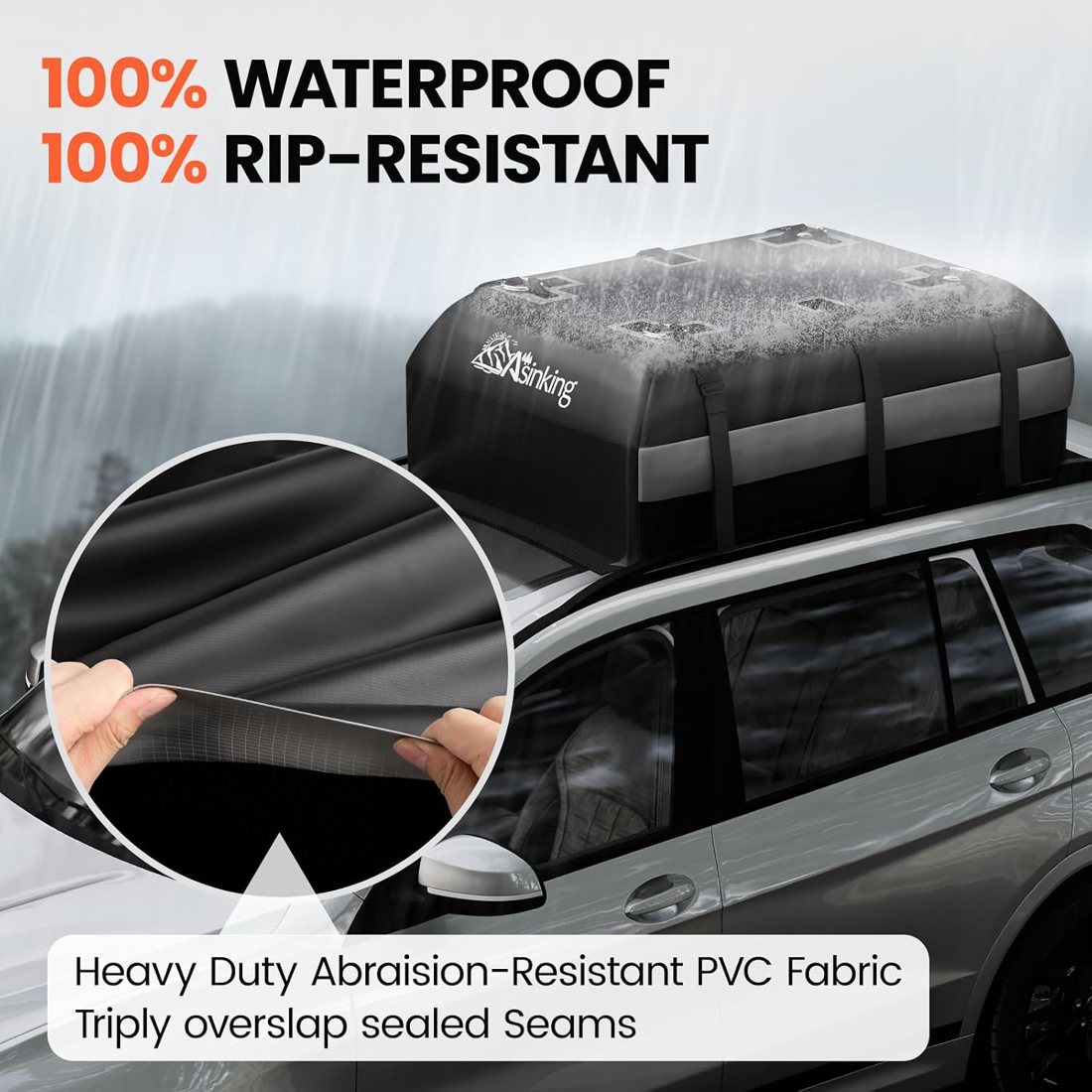 Asinking Triple-Reinforced Roof Bag, 21 Cu Ft — view 3