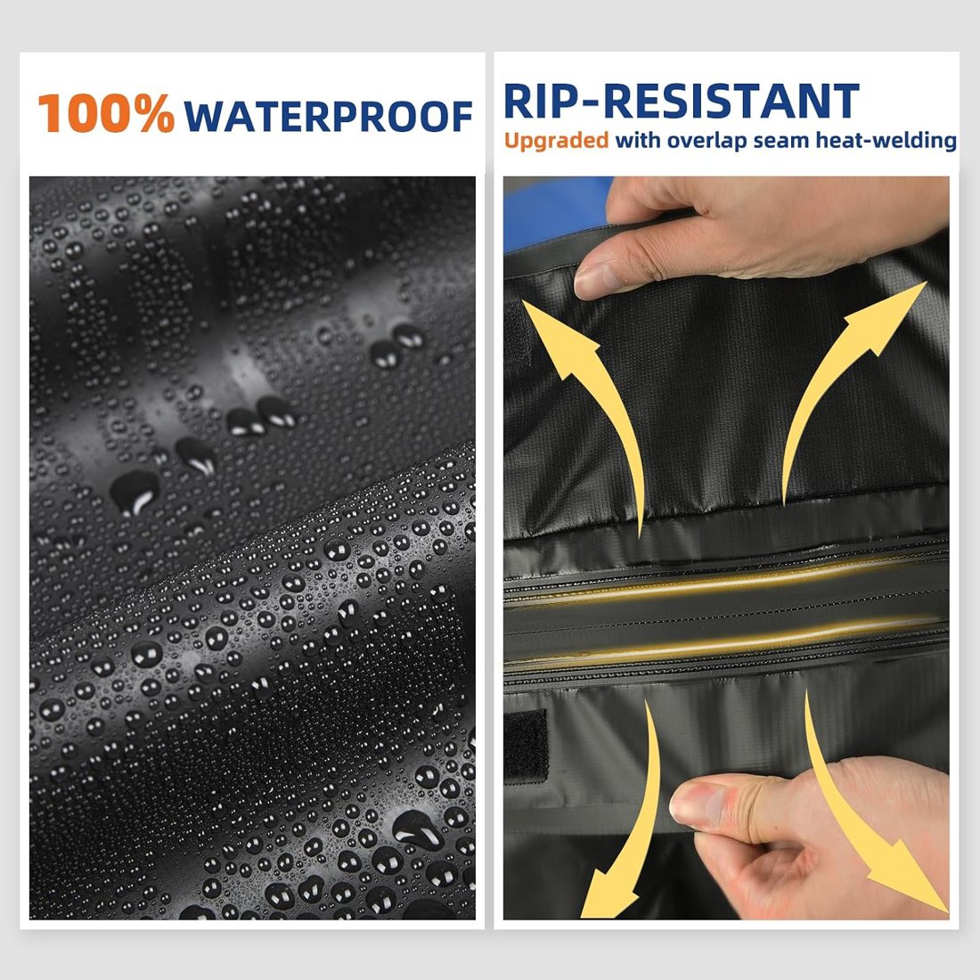 Asinking Ultimate Roof Bag, 20 Cu Ft, Black & Blue — view 2